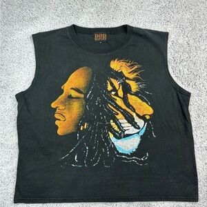 Vintage Bob Marley Shirt Mens XXL Tank Classic Legendary Artist Classic Retro T